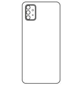 Бронеплёнка на заднюю крышку Samsung Galaxy A71 5G матовая полиуретановая стандарт