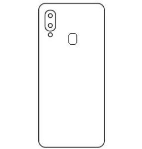 Бронеплёнка на заднюю крышку Samsung Galaxy A30 полиуретановая глянцевая стандарт