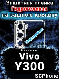 Защитная плёнка на заднюю крышку смартфона для Vivo Y300 глянцевая гидрогелевая SCPhone