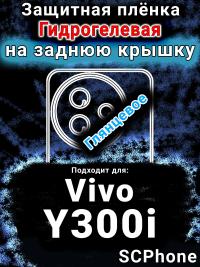 Защитная плёнка на заднюю крышку смартфона для Vivo Y300i глянцевая гидрогелевая SCPhone
