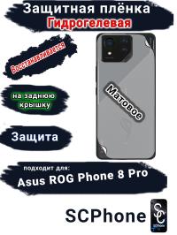 Защитная плёнка на заднюю крышку ASUS ROG Phone 8 Pro матовая гидрогелевая