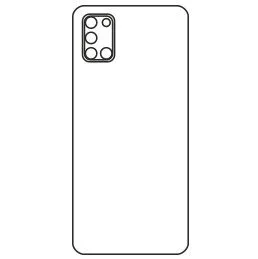 Бронеплёнка на заднюю крышку Samsung Galaxy A31 матовая полиуретановая стандарт
