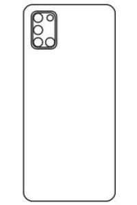 Бронеплёнка на заднюю крышку Samsung Galaxy A31 матовая полиуретановая стандарт