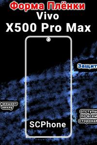 Защитная плёнка на экран vivo X500 Pro Max матовая гидрогелевая